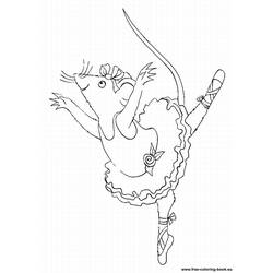 Dessin à colorier: Danseur / Danseuse (Métiers et Professions) #92336 - Coloriages à Imprimer