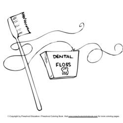 Dessin à colorier: Dentiste (Métiers et Professions) #92853 - Coloriages à Imprimer Gratuits