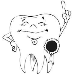 Dessin à colorier: Dentiste (Métiers et Professions) #92855 - Coloriages à Imprimer Gratuits