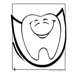 Dessin à colorier: Dentiste (Métiers et Professions) #92916 - Coloriages à Imprimer Gratuits