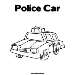 Dessin à colorier: Policier (Métiers et Professions) #105418 - Coloriages à Imprimer Gratuits