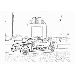 Dessin à colorier: Policier (Métiers et Professions) #105440 - Coloriages à imprimer
