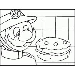Dessin à colorier: Pompier (Métiers et Professions) #105648 - Coloriages à Imprimer Gratuits