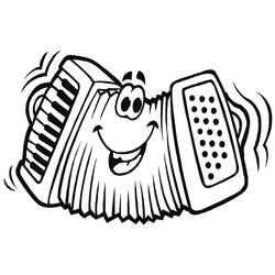 Dessins à colorier: Accordéon - Coloriages à Imprimer Gratuits