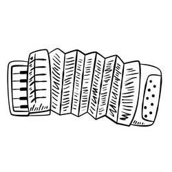 Dessin à colorier: Accordéon (Musique) #176867 - Coloriages à Imprimer Gratuits