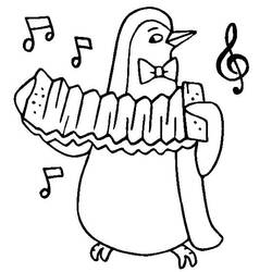 Dessin à colorier: Accordéon (Musique) #176876 - Coloriages à Imprimer Gratuits