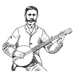 Dessins à colorier: Banjo - Coloriages à Imprimer Gratuits