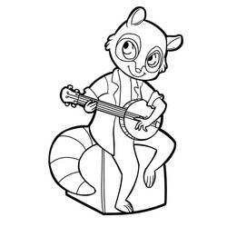 Dessin à colorier: Banjo (Musique) #176961 - Coloriages à Imprimer Gratuits