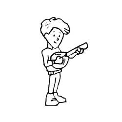 Dessin à colorier: Banjo (Musique) #176965 - Coloriages à Imprimer Gratuits