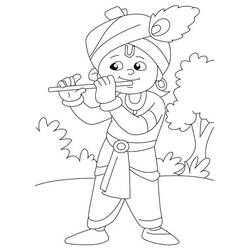 Dessin à colorier: Flûte (Musique) #173436 - Coloriages à Imprimer Gratuits