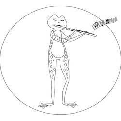 Dessin à colorier: Flûte (Musique) #173439 - Coloriages à Imprimer Gratuits