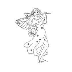 Dessin à colorier: Flûte (Musique) #173452 - Coloriages à Imprimer Gratuits