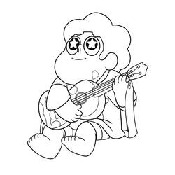 Dessin à colorier: Guitare (Musique) #173121 - Coloriages à Imprimer Gratuits