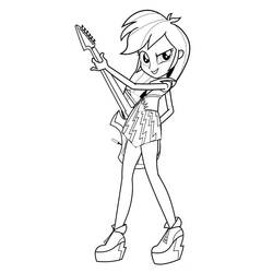 Dessin à colorier: Guitare (Musique) #173129 - Coloriages à Imprimer Gratuits