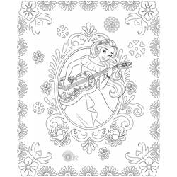 Dessin à colorier: Guitare (Musique) #173132 - Coloriages à Imprimer Gratuits