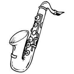 Dessin à colorier: Instruments de musique (Musique) #167122 - Coloriages à Imprimer Gratuits