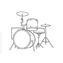 Dessin à colorier: Instruments de musique (Musique) #167138 - Coloriages à Imprimer Gratuits