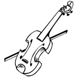 Dessin à colorier: Instruments de musique (Musique) #167159 - Coloriages à Imprimer Gratuits