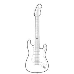 Joli coloriage Instruments de musique (Musique) #167164, prêt à imprimer
