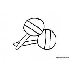 Dessin à colorier: Instruments de musique (Musique) #167187 - Coloriages à Imprimer Gratuits