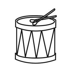 Dessin à colorier: Instruments de musique (Musique) #167190 - Coloriages à Imprimer Gratuits