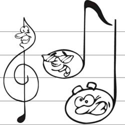 Illustration au trait Instruments de musique (Musique) #167195 prête à colorier