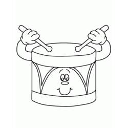 Dessin à colorier: Instruments de musique (Musique) #167197 - Coloriages à Imprimer Gratuits