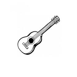 Dessin à colorier: Instruments de musique (Musique) #167213 - Coloriages à Imprimer Gratuits