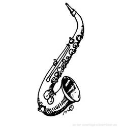 Dessin à colorier: Instruments de musique (Musique) #167247 - Coloriages à Imprimer Gratuits