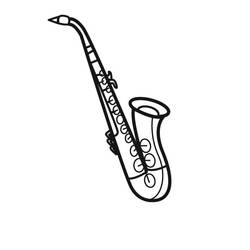 Dessin à colorier: Instruments de musique (Musique) #167315 - Coloriages à Imprimer Gratuits