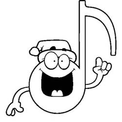 Dessin à colorier: Notes de Musique (Musique) #176880 - Coloriages à Imprimer Gratuits