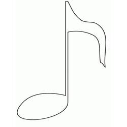 Dessin à colorier: Notes de Musique (Musique) #176882 - Coloriages à Imprimer Gratuits