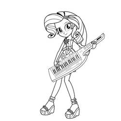 Dessin à colorier: Piano (Musique) #173487 - Coloriages à Imprimer Gratuits