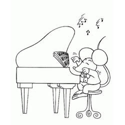 Dessin à colorier: Piano (Musique) #173491 - Coloriages à Imprimer Gratuits