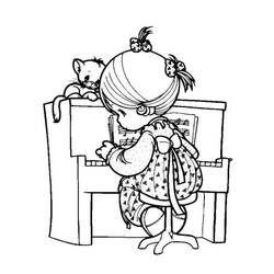 Dessin à colorier: Piano (Musique) #173493 - Coloriages à Imprimer Gratuits