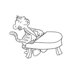 Dessin à colorier: Piano (Musique) #173501 - Coloriages à Imprimer Gratuits