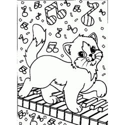 Dessin à colorier: Piano (Musique) #173504 - Coloriages à Imprimer Gratuits
