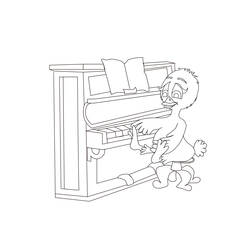 Dessin à colorier: Piano (Musique) #173505 - Coloriages à Imprimer Gratuits