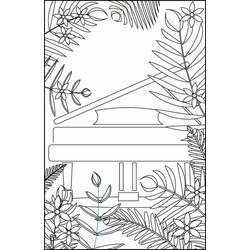Dessin à colorier: Piano (Musique) #173509 - Coloriages à Imprimer Gratuits