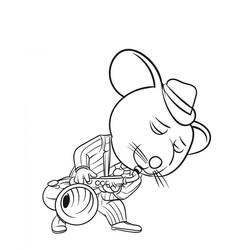 Dessin à colorier: Saxophone (Musique) #173391 - Coloriages à Imprimer Gratuits