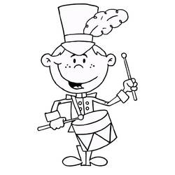 Dessin à colorier: Tambour (Musique) #209558 - Coloriages à Imprimer Gratuits