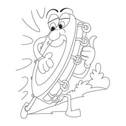 Dessin à colorier: Tambourin (Musique) #176906 - Coloriages à Imprimer Gratuits