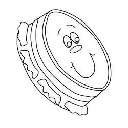 Dessin à colorier: Tambourin (Musique) #176908 - Coloriages à Imprimer Gratuits