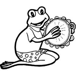Dessin à colorier: Tambourin (Musique) #176918 - Coloriages à Imprimer Gratuits