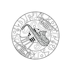 Dessin à colorier: Trompette (Musique) #173395 - Coloriages à Imprimer Gratuits