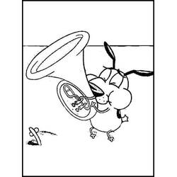 Dessin à colorier: Trompette (Musique) #173400 - Coloriages à Imprimer Gratuits