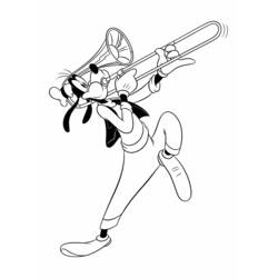 Dessin à colorier: Trompette (Musique) #173410 - Coloriages à Imprimer Gratuits