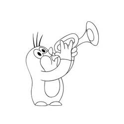 Dessin à colorier: Trompette (Musique) #173414 - Coloriages à Imprimer Gratuits