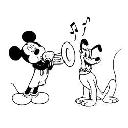 Dessin à colorier: Trompette (Musique) #173422 - Coloriages à Imprimer Gratuits