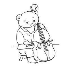 Dessins à colorier: Violon - Coloriages à Imprimer Gratuits